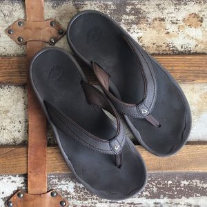 Olakai Woman’s Brown Sandals Size 8 reg(med)